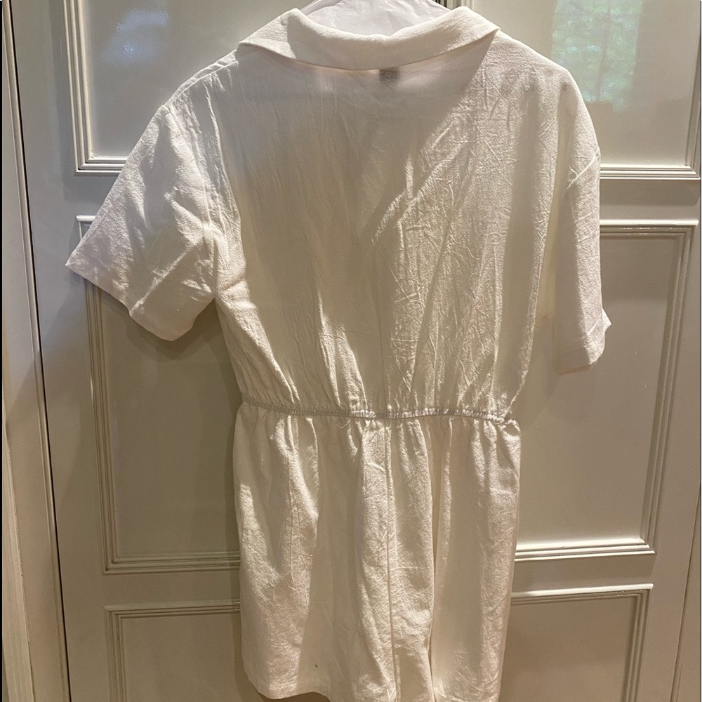 Shein. White romper. Never worn
